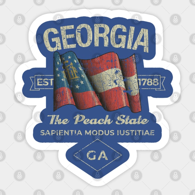 Georgia 1788 Sticker by JCD666